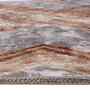 Light Gray Abstract Wool & Viscose 5x8 Feet Handmade Rectangle Carpet