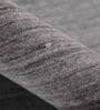 Grey Striped Wool And Viscose 4 ft x 6 ft Hand Woven Carpet