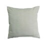 Light Green Floral Canvas 16 x 16 Inches Cushion Cover
