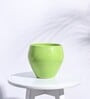 Light Green Ceramic Apple Shape Desk Pot
