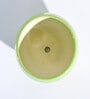Light Green Ceramic Apple Shape Desk Pot