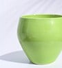 Light Green Ceramic Apple Shape Desk Pot