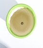 Light Green Ceramic Argyle Shape Desk Pot Desk Pot