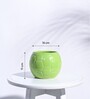 Light Green Ceramic Football Shape Desk Pot Desk Pot