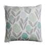 Light Green Floral Cotton 16 x 16 Inches Cushion Covers (Set of 5)