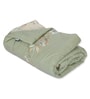 Light Green Polyester Solid 105 GSM Double Bed Comforter