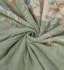 Light Green Polyester Solid 105 GSM Double Bed Comforter