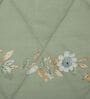Light Green Polyester Solid 105 GSM Single Bed Comforter