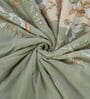 Light Green Polyester Solid 105 GSM Single Bed Comforter