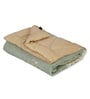 Light Green Polyester Solid 105 GSM Single Bed Comforter