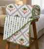 Light Green Royal Collection Single Bed Dohar Blanket