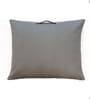 Light Grey & Natural 100% Cotton Dottie 27X27 Inches Knitted Cushion Cover