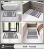 Light Grey Microfiber 40x60 cm Anti Skid Bathroom Mat