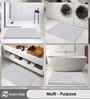 Light-Grey Microfiber 40x60 cm Anti-Skid Bathroom Mat