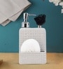 Light Grey 300 ml Ceramic Liquid Soap Dispenser 