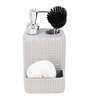Light Grey 300 ml Ceramic Liquid Soap Dispenser 