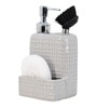 Light Grey 300 ml Ceramic Liquid Soap Dispenser 