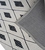 Light Grey Wool And Cotton 5 X 8 Ft Hand Tufted Carpet