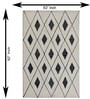 Light Grey Wool And Cotton 5 X 8 Ft Hand Tufted Carpet