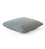 Light Grey Cotton 16X16 Inches Knitted Cushion Cover