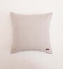 Light Grey Traditional Cotton Blend 18 x 18 Inches Cushion Cover