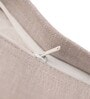 Light Grey Traditional Cotton Blend 18 x 18 Inches Cushion Cover