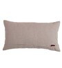 Light Grey Textured Cotton Blend 22 x 12 Inches Cushion Cover