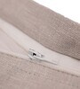 Light Grey Textured Cotton Blend 22 x 12 Inches Cushion Cover