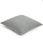 Light Grey Melange 100% Cotton Transfer Knit 24X24 Inches Knitted Cushion Cover