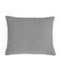 Light Grey Melange 100% Cotton Transfer Knit 24X24 Inches Knitted Cushion Cover
