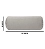 Light Grey Solid 200 TC Velevt 2 Bolster Covers