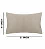 Light Grey Solid 200 TC Velevt 2 Pillow Covers