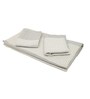 Light Grey Solid 210 TC Cotton Queen Sized 1 Double Bedsheet 2 Pillow Covers