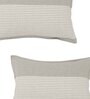 Light Grey Solid 210 TC Cotton Queen Sized 1 Double Bedsheet 2 Pillow Covers