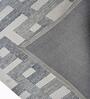 Light-Grey Traditional Wool And Cotton 8 X 5 Feet Hand Tufted Carpet