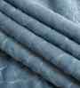 Blue Wool Geometric 320 GSM Silky Super Soft Single Bed Blanket