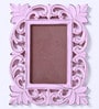 Pink Wooden Handcrafted Vertical Wall Hanging Photo Frame