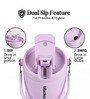 Light Pink DualSip Stainless Steel Double Wall Insulated Tumbler 1.2 Litre