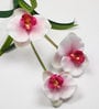 Pink Polyester Stunning Artificial Light Orchid Artificial Flowers
