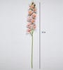 Light Pink Polyurethane Beautiful Artificial Light Cymbidium Orchid Flowers Set of 2