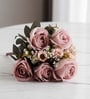 Light Pink Silk Rose Silk Bunch Single Stem Flower