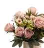 Light Pink Silk Rose Silk Bunch Single Stem Flower