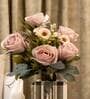 Light Pink Silk Rose Silk Bunch Single Stem Flower