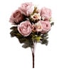 Light Pink Silk Rose Silk Bunch Single Stem Flower