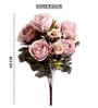 Light Pink Silk Rose Silk Bunch Single Stem Flower