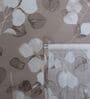 Light Purple Floral 280 TC Cotton Double Queen Size Bedsheet With 2 Pillow Covers