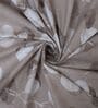 Light Purple Floral 280 TC Cotton Double Queen Size Bedsheet With 2 Pillow Covers