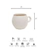 Light Sour 300ml White Ceramic Coffee Mug