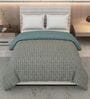 Light Teal Polyester Solid 200 GSM Double Bed Comforter