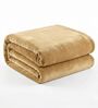 Beige Cloudy Mink Silky-Soft All Season Single Blanket